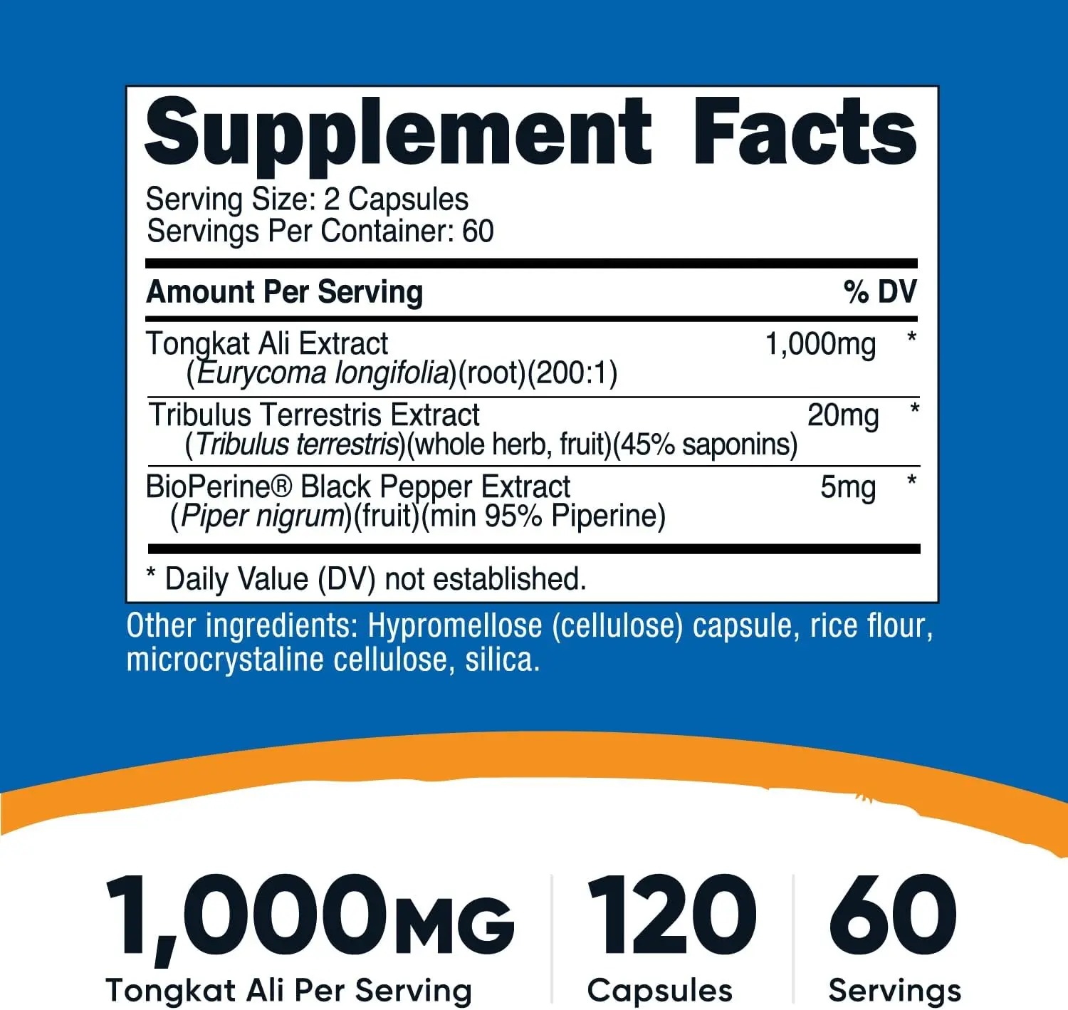 Nutricost Tongkat Ali 1,000mg Capsules